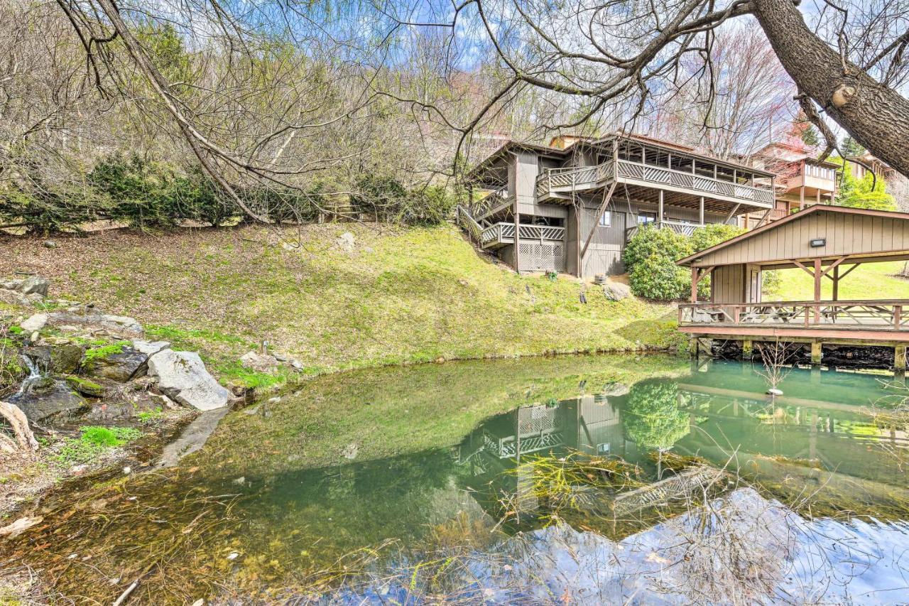 Best Location - Maggie Valley Cabin With Hot Tub! エクステリア 写真